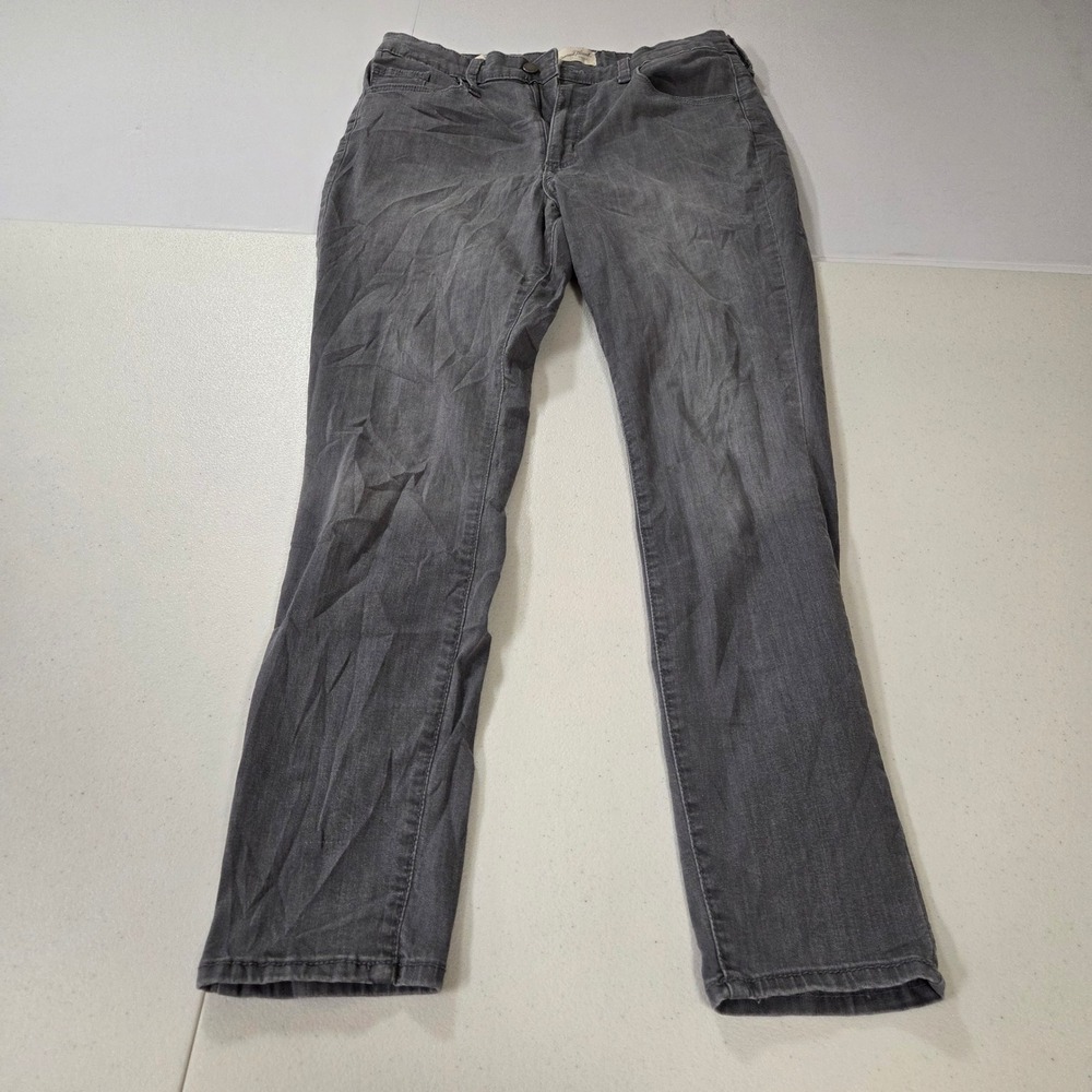 Universal Thread Gray High Rise Skinny Jeans Womens Size 10/30R Faded Denim